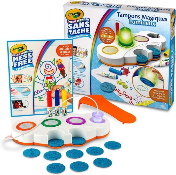 CRAYOLA Color Wonder Magic Stamps Stempel Malset
