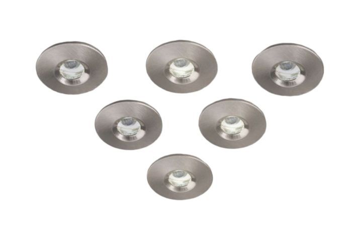 Massive 6er LED-Kücheneinbau Set Celery Möbeleinbauleuchte 22-5-3-8834