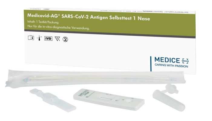 Medicovid-AG® SARS-CoV-2 Antigen SELBSTTEST CORONA LAIENTEST SCHNELLTEST