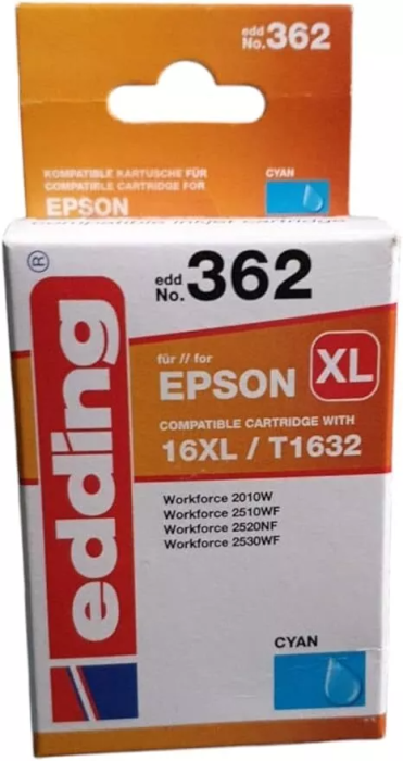 Edding 362 Druckerpatrone Ersetzt Epson 16XL/T1632 10ML Kartusche Einzelpatrone