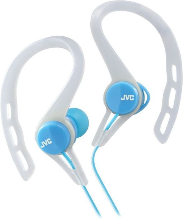 JVC Sport Kabelgebunden Kopfhörer Pivot Motion In-Ear Headset Mikrofon IPX2 Blau