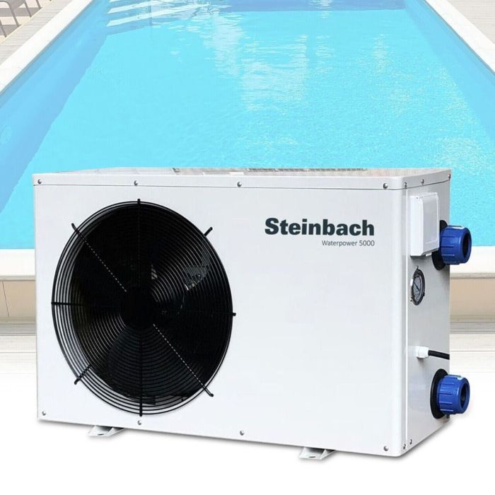 Steinbach Wärmepumpe Luft Wasser Full Inverter Wärmetäuscher Poolheizung 5100W [B-WARE]