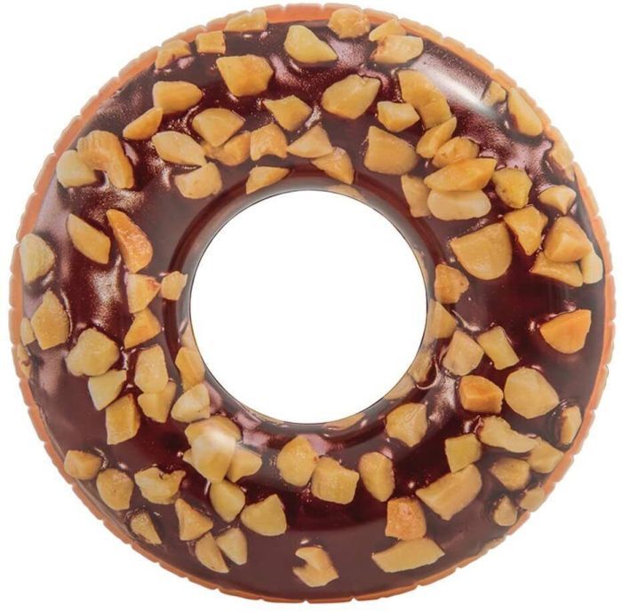 Intex 56262NP Luftmatratze Schwimmreifen aufblasbar "Chocolate Donut" 114 cm