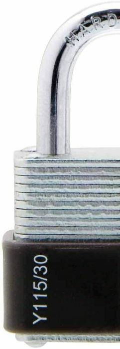 Yale Vorhangschloss Vorhängeschloss 31 mm laminiertes Stahl inkl. 3 Schlüssel