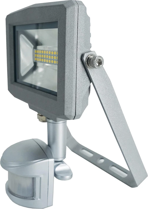 as-Schwabe SLIMLINE LED Strahler mit Bewegungsmelder 20W Arbeitsleuchte 4000K