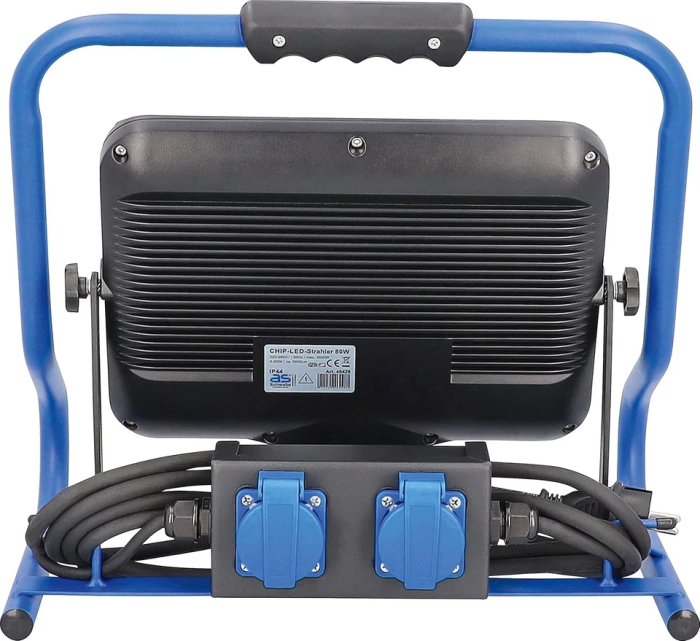 as-Schwabe SLIMLINE LED Baustrahler 80W 6800lm Arbeitsleuchte Flutlicht 46428