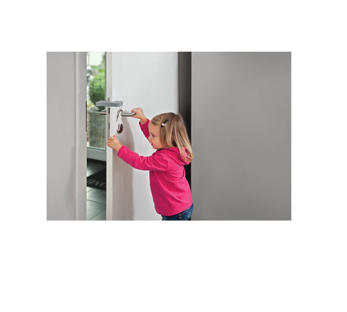 ABUS Türstopper Fenster Stopper Fingerschutz Kindersicherung Baby Klemmschutz