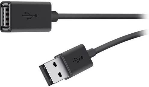 Belkin USB 2.0 Kabel Ladekabel Datenkabel USB A/A Anshchlusskabel 4,80 m Schwarz