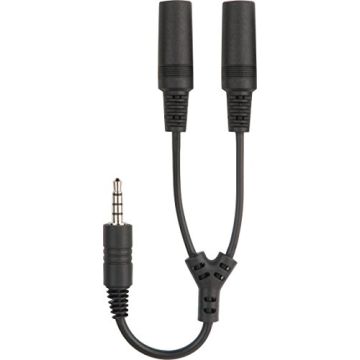 Speedlink (B-WARE) Dual Headphone Adapter - SPLITZ Headset Splitter für Smartphone / Tablet 