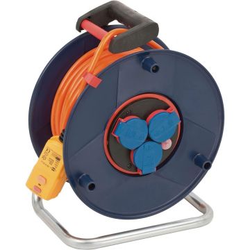 Brennenstuhl Kabeltrommel 30m Außen 3 Steckdosen FI-Stecker Verlängerungskabel
