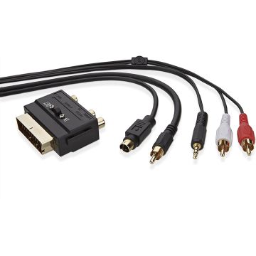 Belkin Klinke Scart Kabel Audio Video  10m für PC TV Konsolen
