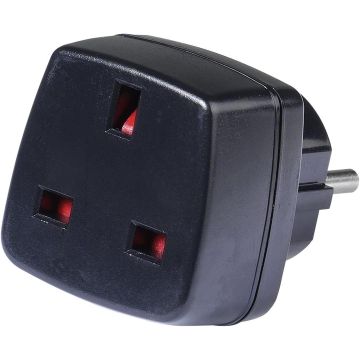 Vivanco UK auf EU Reiseadapter Steckdosenadapter GB/D 