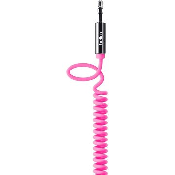 Belkin Audio Spiralkabel 3,5mm Klinken AUX Kabel
