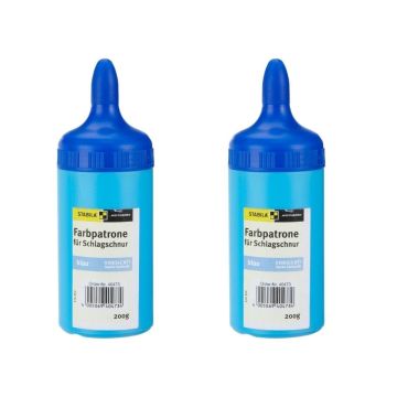Stabila Farbpatrone für Schlagschnur 200g Blau [2ER]
