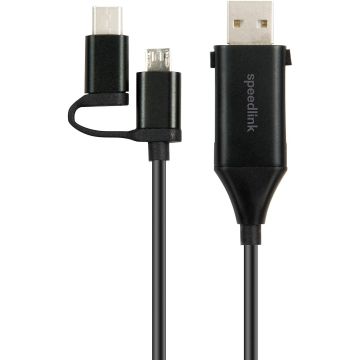 Speedlink 4-in-1 USB-C Adapter Kabel HQ 1m [ B-Ware]