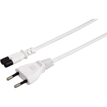 Hama Netzkabel mit flachem Eurostecker