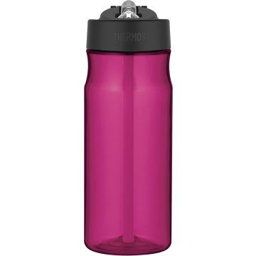 THERMOS Trinkflasche mit Strohhalm Sportflasche rosa 530ml Wasserflasche für Kinder