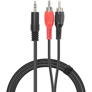 Speedlink Klinke auf Cinch Kabel 3,5mm Klinke auf 2x Cinch audio Kable Adapter