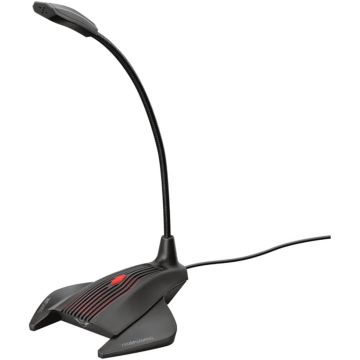 Trust GXT 239 Nepa Gaming Mikrofon 3.5mm Standmikrofon für PC/Laptop
