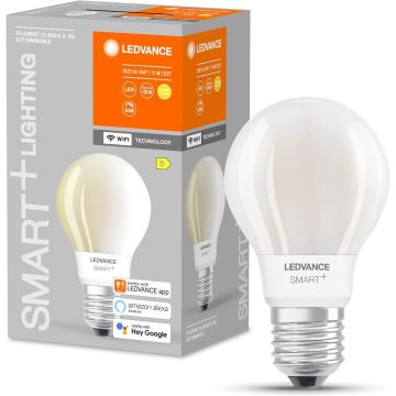 LEDVANCE E27 Warmweißes  Smarte LED-Lampe mit Wifi Technologie Dimmbar 