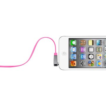 Belkin 3,5 mm Audiokabel Klinkenkabel AUX Stecker Gewinkelt 0,9 m Pink