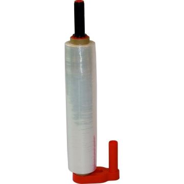 Format Handabroller für Stretchfolie Abrollgerät 400-500 mm Rot