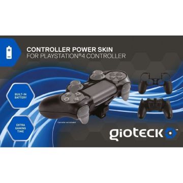 Gioteck Controller Hülle Power Skin Schutz-Hülle mit Batterie für Ps4 Gamepad