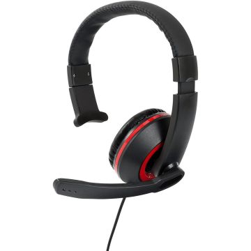 Gioteck XH50 Universell Mono Chat Wired Headset Kabelgebunden Kopfhörer Schwarz
