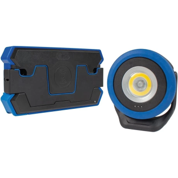 as–Schwabe LICHTFABRIK LED Akku Strahler mit 10 W Induktionsladestation 42830