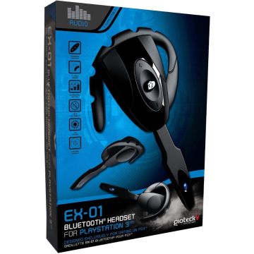 Gioteck EX-01 Wireless Bluetooth Headset Kabellos Kopfhörer for PS3 Schwarz [B-WARE]