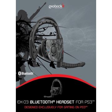 Gioteck EX-03 Gaming Kopfhörer Wireless Bluetooth Headset für PlayStation
