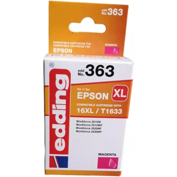 Edding 363 Druckerpatrone Ersetzt Epson 16XL/T1634 Einzelpatrone Kartusche 10ML