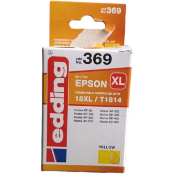 Edding 369 Druckerpatrone Ersetzt Epson 18XL/T1814 Einzelpatrone 10ML Kartusche