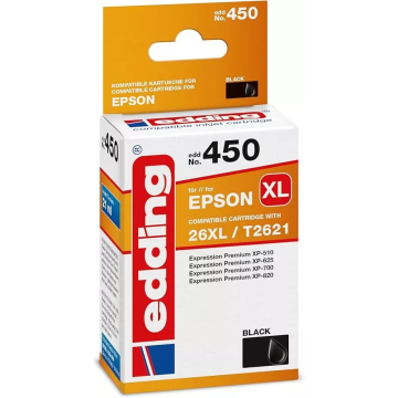 Edding Druckerpatrone Multipack für Epson Expression Premium XP-510,520,600, 605