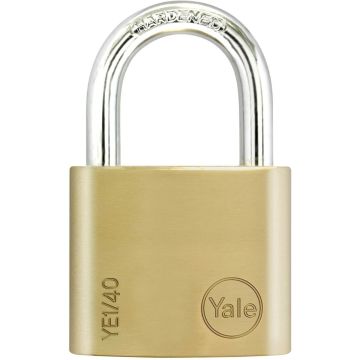 YALE Vorhängeschloss Hangschloss 40mm Schloss mit 3 Schlüsseln