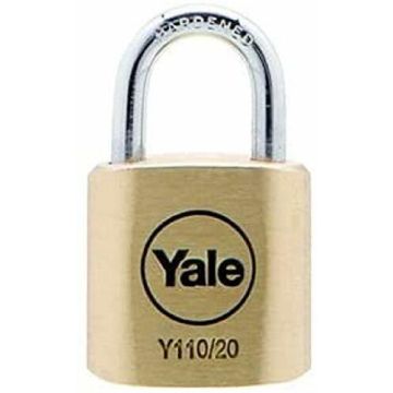 Yale Messing-Hangschloss 20 mm Vorhängeschloss Koffer Bügelschloss