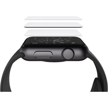Belkin Apple Watch Panzerschutz Display Schutzfolie 9H 42mm Seri 1/2 Case Glas