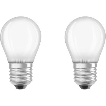 OSRAM LED STAR CLASSIC E27 Sockel Tropfen Form Warmweiß 40W [2ER]
