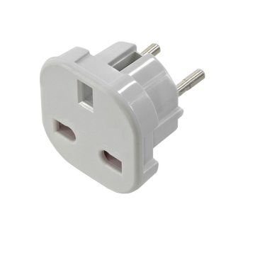 Reisestecker UK zu DE / EU Steckdosenadapter Netzadapter