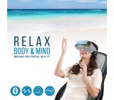HOMEDICS B_WARE Shiatsu Massagesitzauflage Massageauflage mit Virtual Reality