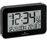 MARATHON Digitale Atom-Wanduhr mit Innentemperatur