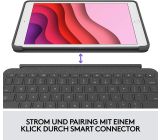 Logitech Combo Schutzhülle mit Tastatur für iPad Französisches Layout [B-WARE]