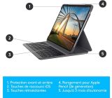 Logitech Slim Case Bluetooth Tastatur Schutzhülle FR Layout [B-WARE]