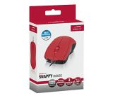 Speedlink (B-WARE) SNAPPY Vollwertige 3-Tasten-Maus - USB Rot