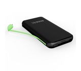 NINETEC NT-610 Powerbank mit Micro-USB Ladekabel Akku Ladegerät
