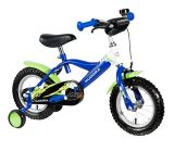 HUDORA Kinder-Fahrrad, blau, mit Stützrädern - Fahrrad für Jungs