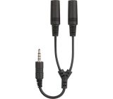 Speedlink (B-WARE) Dual Headphone Adapter - SPLITZ Headset Splitter für Smartphone / Tablet 