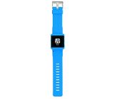 Bluetooth Sport Uhr Unisex Zeit Messer Digital MP3 Sportwatch-100-blau