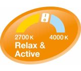 OSRAM LED Relax & Active Classic A 60 E27 60 Watt Glühbirne