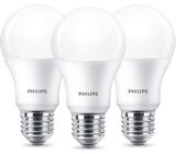 3 x Philips LED 60W A60 E27 WW Leuchtmittel 